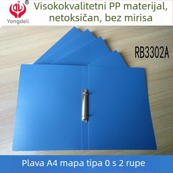 Ever Gain RB3302A A4 PP registrator s O-krugovima, 2 rupe, plava, uredski folder