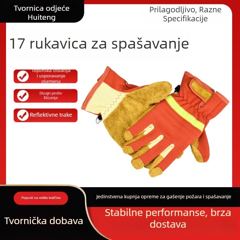 Rukavice za hitne intervencije, zaštitu šuma i rukavice za trening