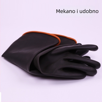 Duplex marka 35 cm debele industrijske lateks rukavice otporne na kiseline i baze