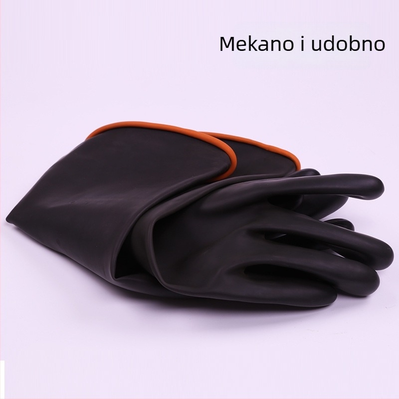 Duplex marka 35 cm debele industrijske lateks rukavice otporne na kiseline i baze