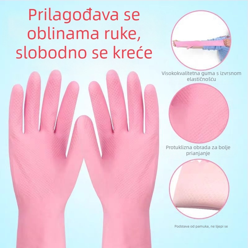 3M Scotch Slim rukavice, ružičaste boje, kemijski otporne, otporne na ulje i kiseline, prikladna serija