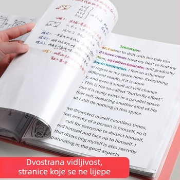A4 fascikl za pohranu s prozirnim stranama, za partiture i studentske ispite