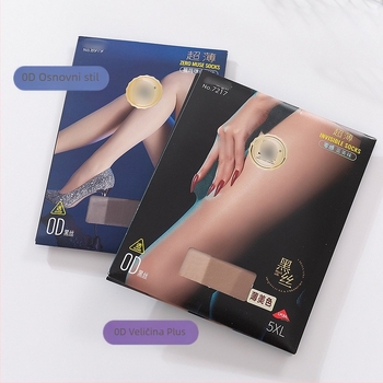 SK8919 Plus Size 0D Ultra-tanke prozirne hlačne gaćice za žene, ljeto, anti-snag, sexy, velike veličine