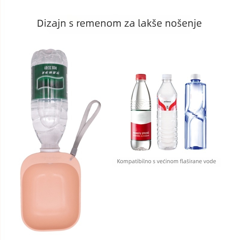 Prijenosni dispenser vode za kućne ljubimce, vanjska zdjelica za pse, višenamjenska boca vode s mineralnom vodom