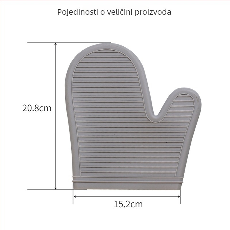 Debljane silikon izolirane kuhinjske rukavice, prilagodljive