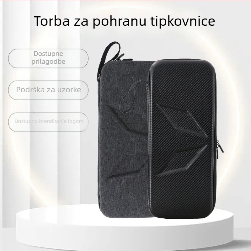 EVA futrola za tipkovnicu s reljefnim printom, prijenosna zaštitna torbica za gaming mehaničke tipkovnice, esports stil