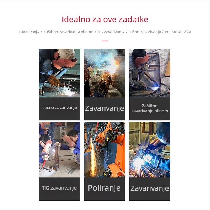 Kratke kožne rukavice za zavarivanje od pune kože, goveđa koža, pojačana otpornost na vatru, visoka toplinska zaštita, zaštita od opeklina i požara