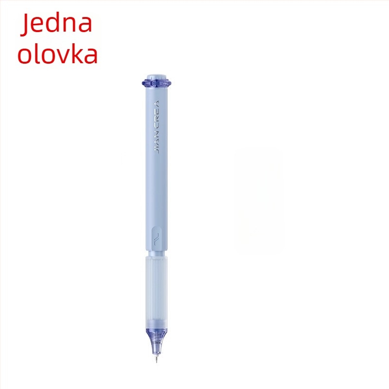 Jianchuang Linghuan dodirno pero s mehanizmom izvlacenja, gel olovka za učenike, brzo sušenje, ST vrh, dvostruka kuglica, crna