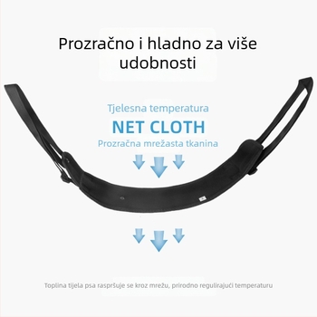Podizni postroj za pse s invaliditetom i starije pse – prsni pojas i povodac