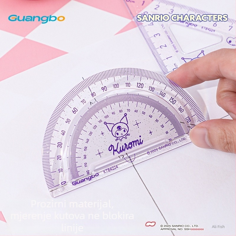 Guangbo 84224 Set ravnala Sanrio Kuromi i Melody, 15 cm, 4 komada
