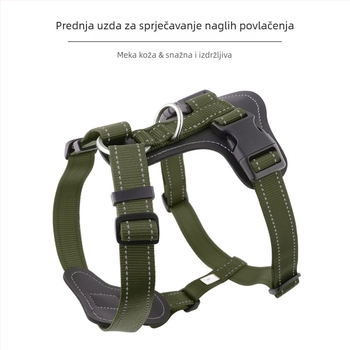Prsluk za pse s vodilom, u stilu vest, za srednje i velike pse