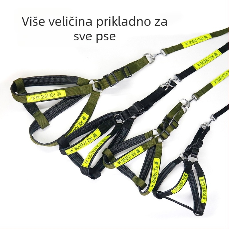 Hamak za pse s pjenuastom podlogom za male, srednje i velike pse, jednostavne boje povodac za šetnju
