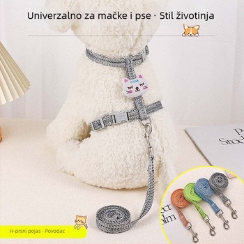 Hám u stilu veste za male pse, štence i mačke s vodilicom