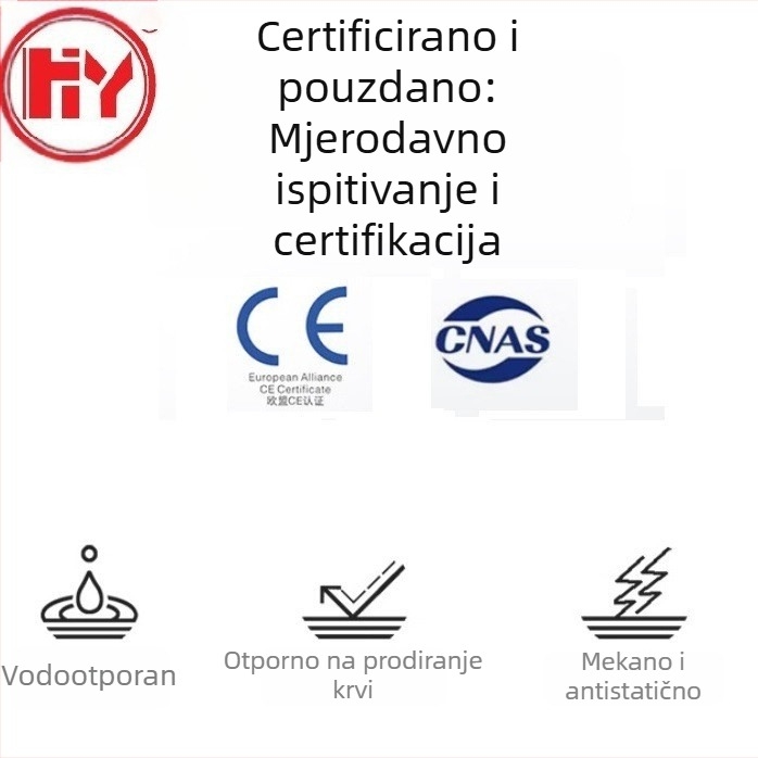 Europske kvalitete CE tip 4/5/6 + EN14126, jednokratni zaštitni kombinezon s dišućom membranom