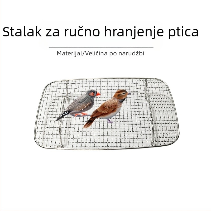 Stalak za ptičice od 304 nehrđajućeg čelika za papagaje, model A21 Versailles, posuda za mliječnu prašinu, donja mreža za odvajanje izmeta, inkubacija