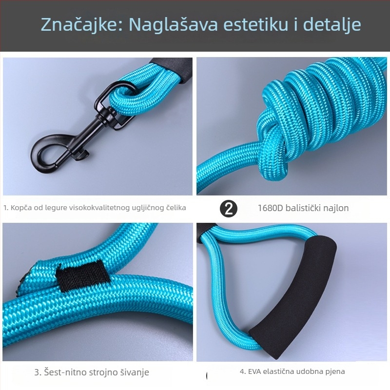 Povodac za pse za mala i srednja štenad, Teddy povodac, podesivi prsluk-ham za štence