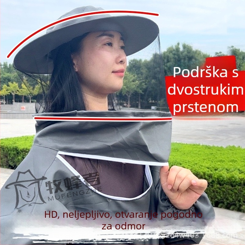 Prozračan pčelarski zaštitni kostim s kapom