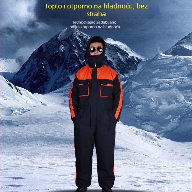 Unisex vodootporan antistatički izolirani kombinezon za skladištenje na niskim temperaturama