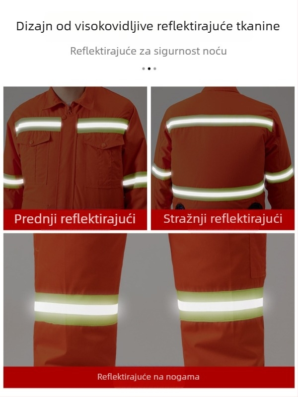 Muški antistatični zaštitni radni kostim, otporan na habanje i prljavštinu, rashladna radna odjeća za kuhare i industrijsko okruženje