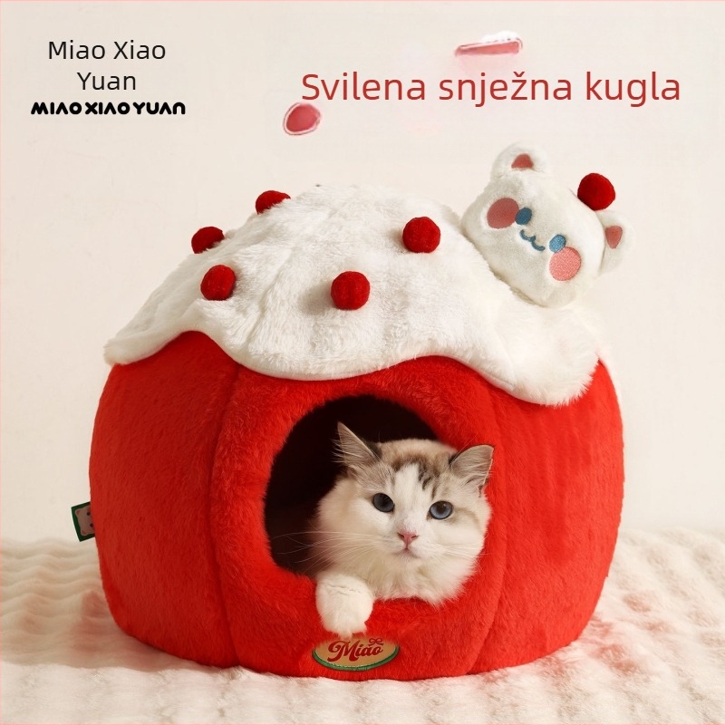 Zimsko toplo zatvoreno gnijezdo za mačke
