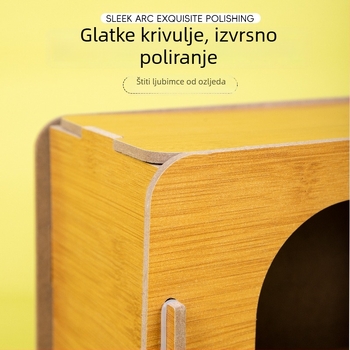 Drveno sklonište za hrčke s ljetnim hlađenjem, pogodno za hrčke, patuljaste hrčke i zečeve