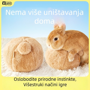Igračka za zeca za ublažavanje stresa i podrezivanje noktiju, pogodna za patuljaste zečeve i guinejske svinje