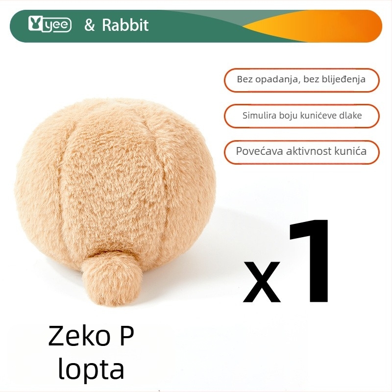 Igračka za zeca za ublažavanje stresa i podrezivanje noktiju, pogodna za patuljaste zečeve i guinejske svinje