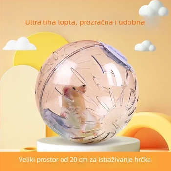 Kugla za trčanje hrčka, tiha vježba lopta, ekstra velika vanjska lopta, zlatni hrčak