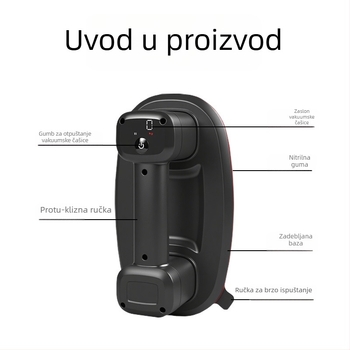 Električna vakumska čašica za staklo za podizanje teških predmeta i premještanje velikih ploča