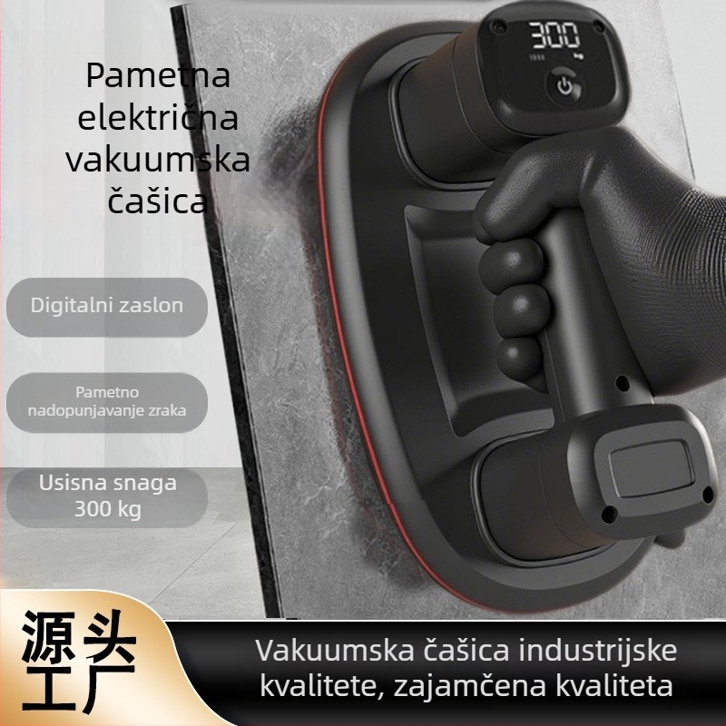 Električna vakumska čašica za staklo za podizanje teških predmeta i premještanje velikih ploča