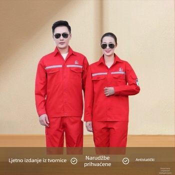 Prilagođeni Sinopec tan ljetni mrežasti antistatički radni odjevni set s reflektirajućim trakama, prozračan za naftna polja