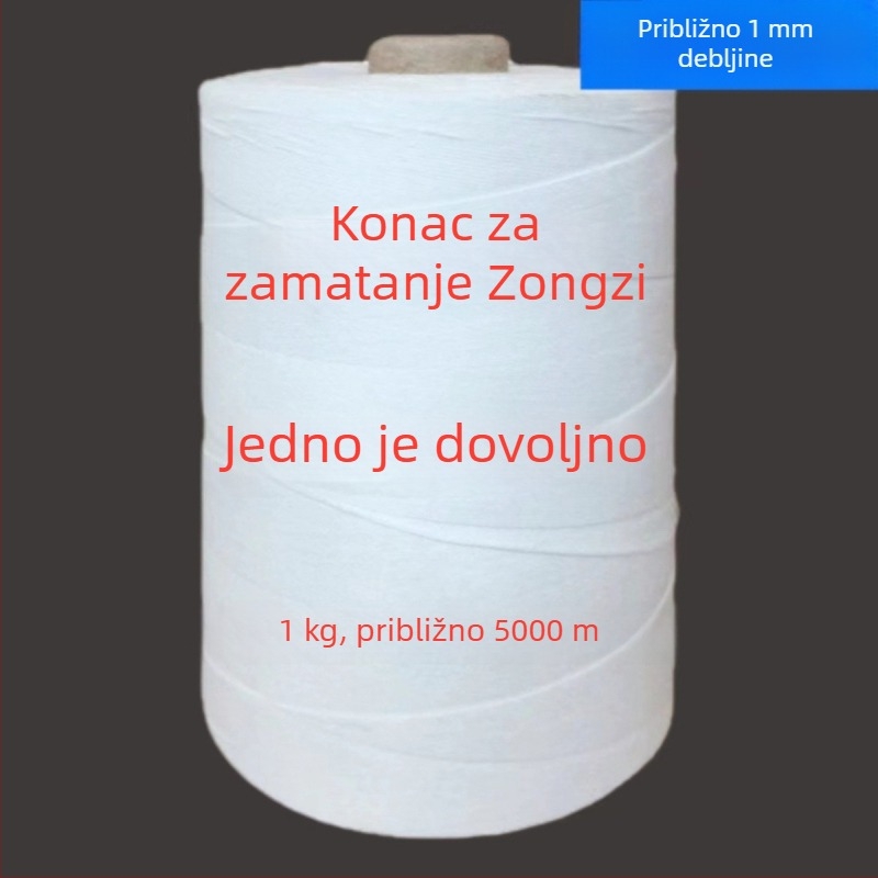 Šesterostruko poliester užad, debelo, za vezivanje namirnica i označavanje torbi.