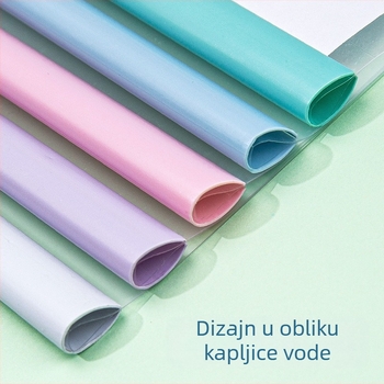 A4 organizator dokumenata velike kapacitete s klipom za vuču Morandi boje za uredsko razvrstavanje ispita