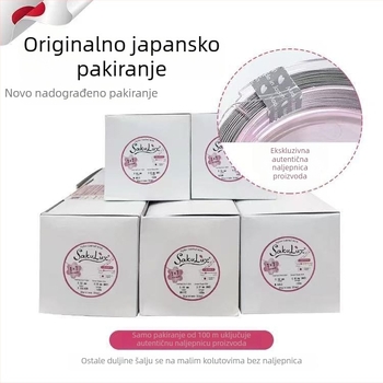 Japanska čelična žica s pozlaćenim premazom, mekana žica za ručno nizanje perlica – pribor za DIY nakit