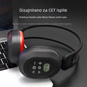 Bežične FM slušalice za slušanje pripreme CET-4/6 i TEM-4/TEM-8 ispita