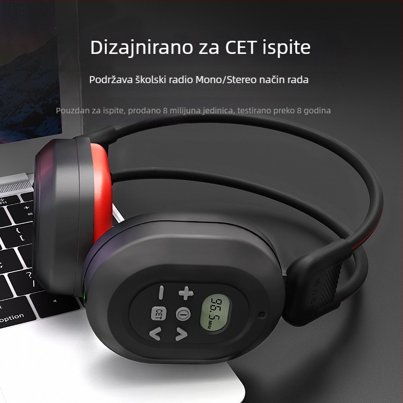 Bežične FM slušalice za slušanje pripreme CET-4/6 i TEM-4/TEM-8 ispita