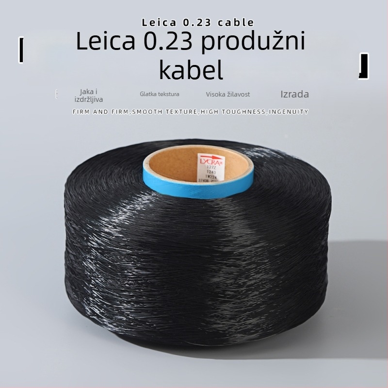 4500 m crna elastična nit za produženje kose, 0.8 mm, za DIY pletenje perli, čvrsta i izdržljiva