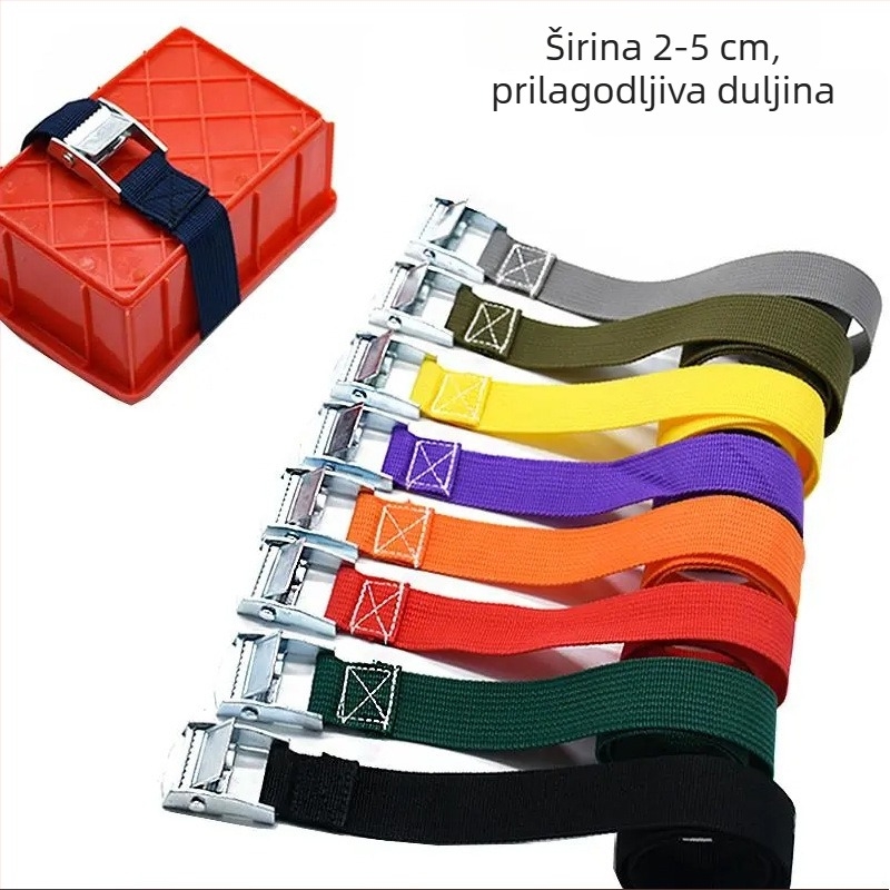 Remen od cinkovog legura s kopčom, višenamjenski sigurnosni remen, Velcro remen za logistiku s paletama