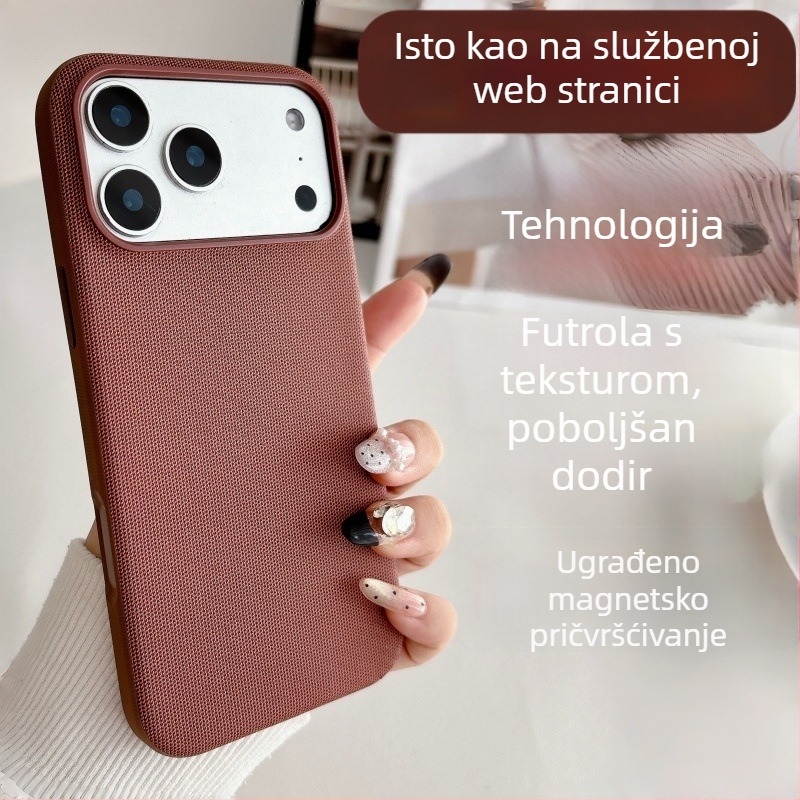Magnetno kućište od tehnološke tkanine za iPhone 17 Pro Max, iPhone 17 Pro i iPhone 17 Air — premium zaštita od pada, otisci prstiju, disipacija topline.