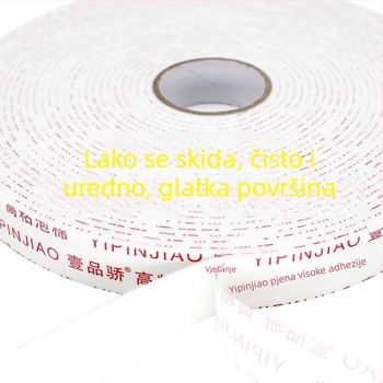 DVOSTRANNA traka od PE spužve, čvrsta pjena, širina 20 mm, duljina 3 m, za montažu KT ploče