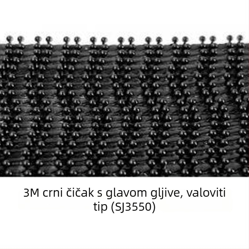 Ljepljiva kopča s gljiva glavom, SJ3551 ravna, SJ3550 valovita, smjesa poliestera/nylona, Liyao