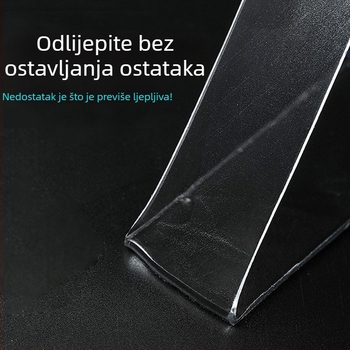 Prozirna nano dvostrano ljepiva traka, visoka viskoznost, bez ostataka, nano-akrilno ljepilo, širina 2 cm ili 3 cm, duljina 1–5 m