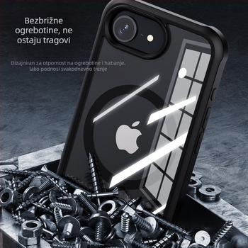 Magnetno dvostruko staklasto kućište za iPhone 16E, zaštita od padova