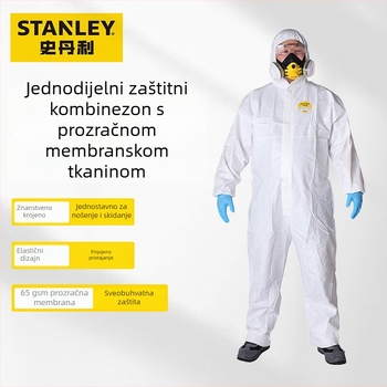 Stanley zaštitno odijelo, prozračno, antistatično, za preradu hrane i bojanje sprejom u tvornici