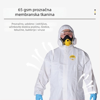 Stanley zaštitno odijelo, prozračno, antistatično, za preradu hrane i bojanje sprejom u tvornici