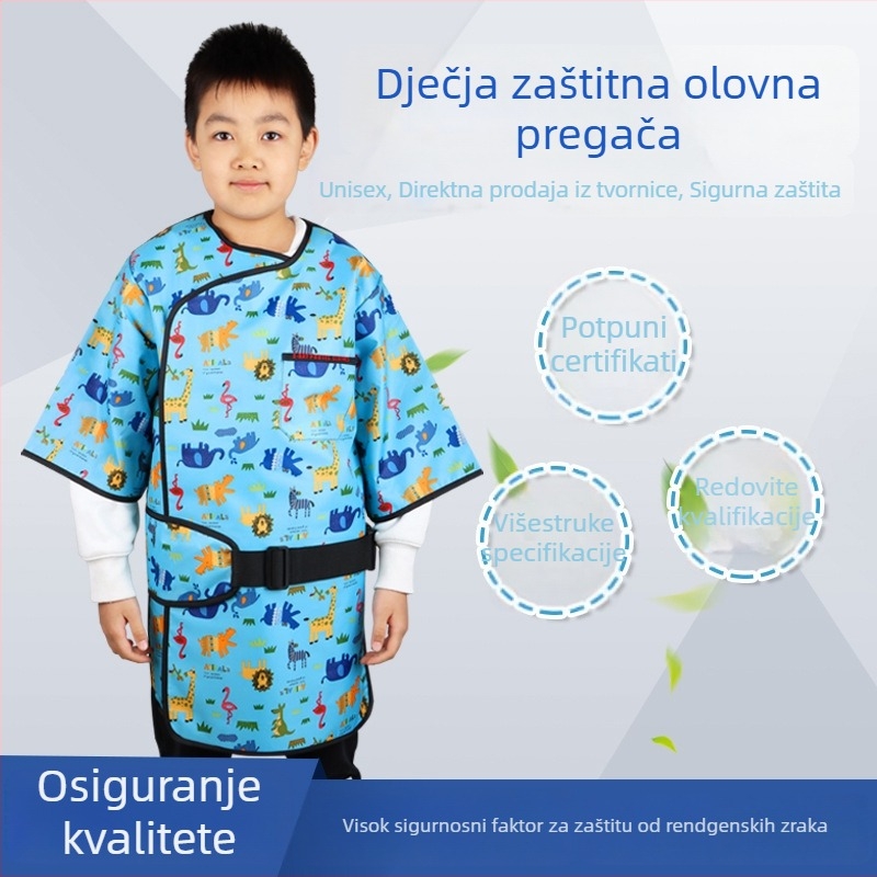 Dječja olovna pregača za radiografiju