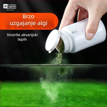 Yee Spore zelenih algi za akvarij, uzgoj dugih dlačastih algi, zelena mah za dizajn akvarija, hrana za zlatne ribice