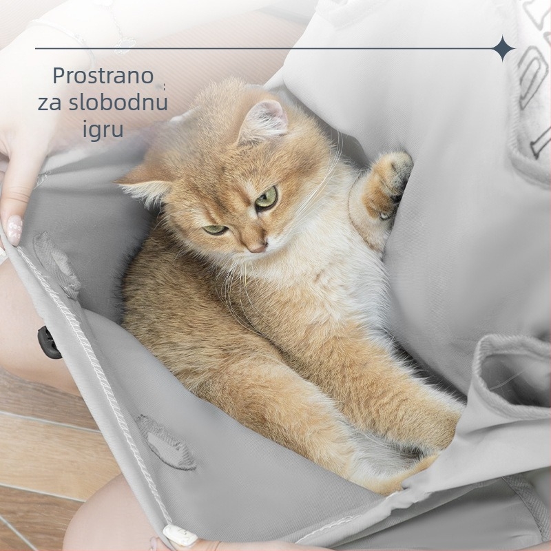 Cat Butler ljetna odjeća za maženje mačaka — zaštita od dlaka s otvorima za noge