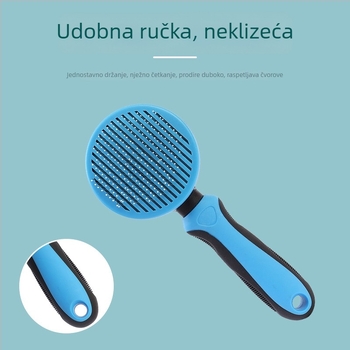 Nehrđajući igličasti češalj za kućne ljubimce, masaža, raščepljavanje dlaka, samočišćenje