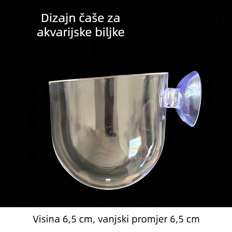 Čaša za akvaskaping za stolni akvarij